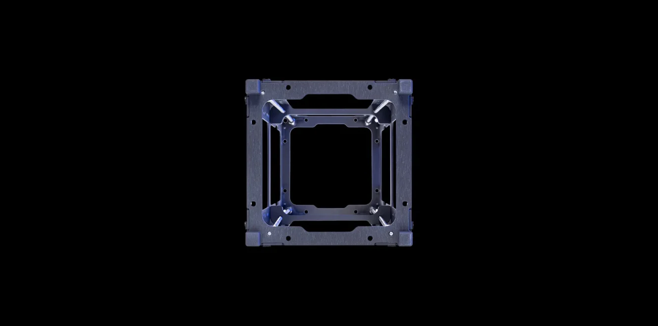 3U CubeSat Structure View from Top