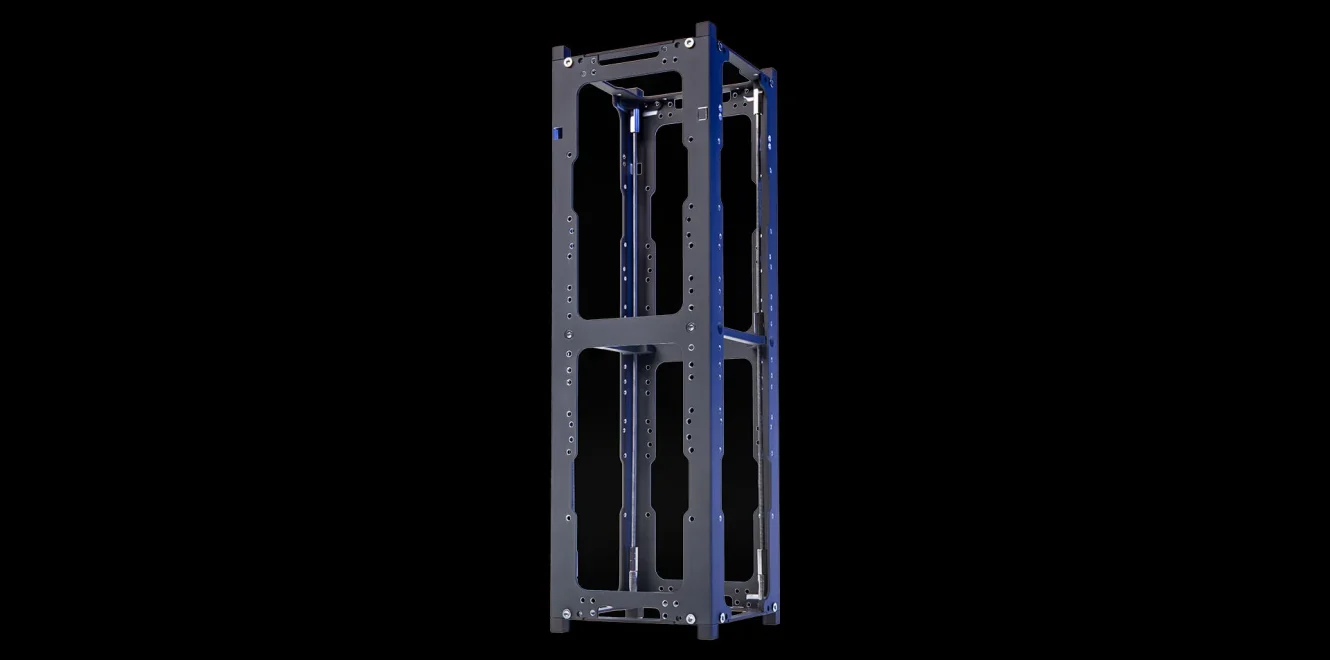 3U CubeSat Structure Front View
