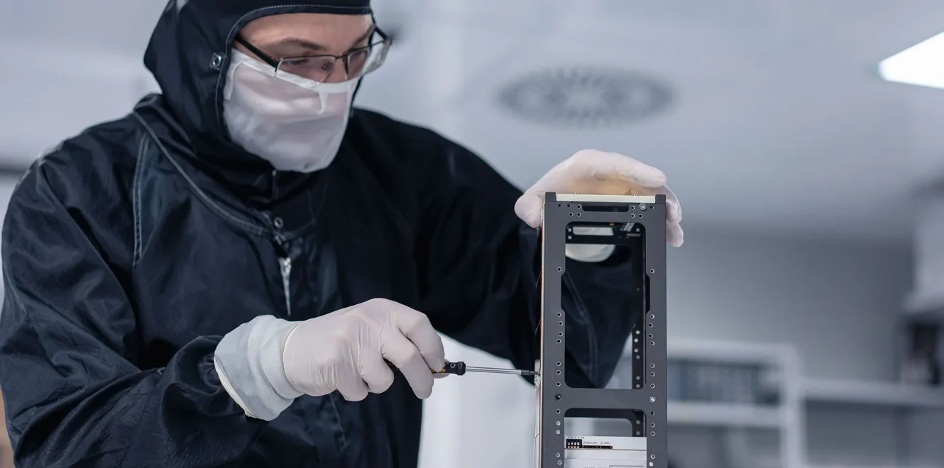 3U CubeSat Structure Assembly in the Lab