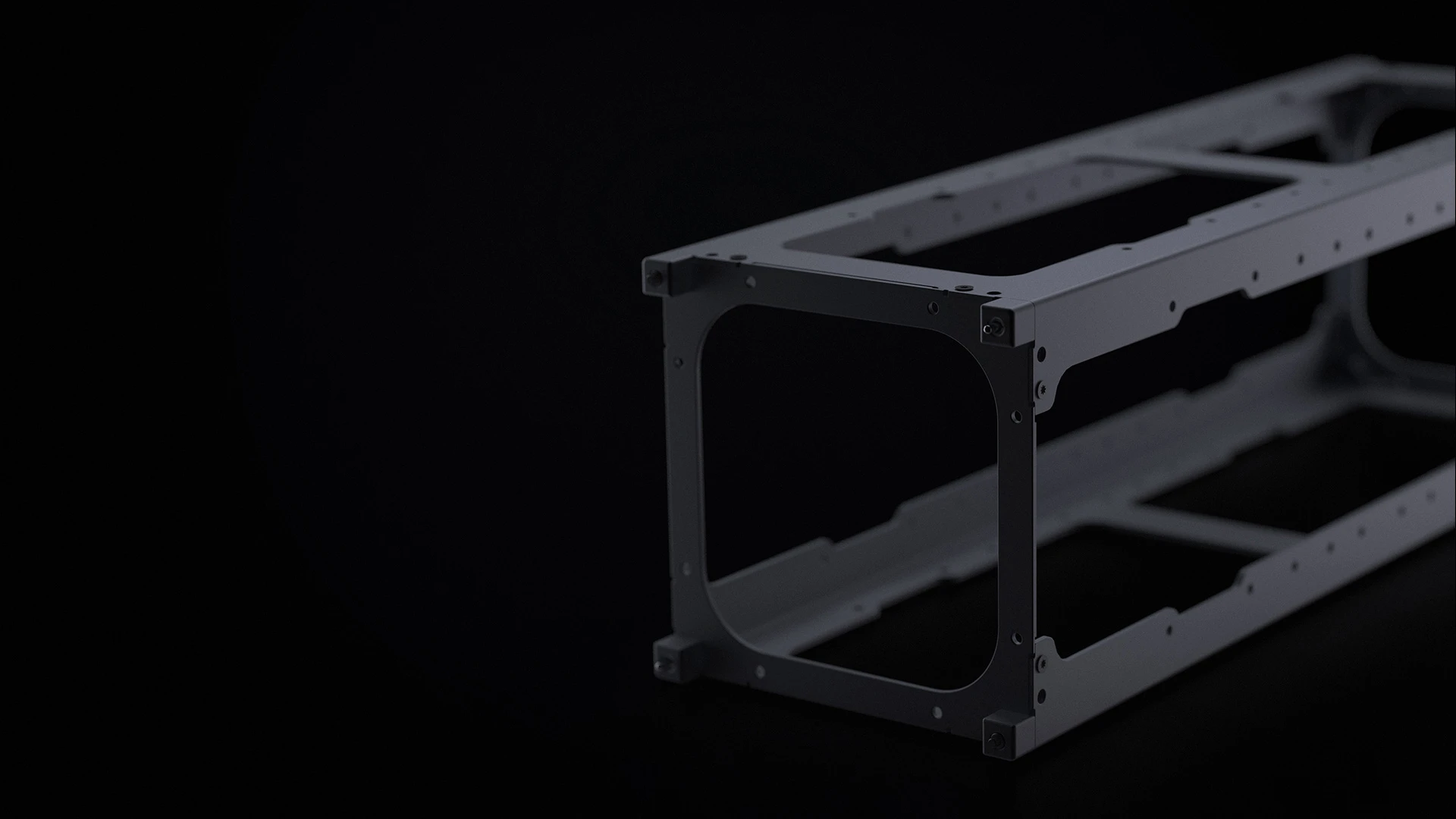 3U CubeSat Structure Side View