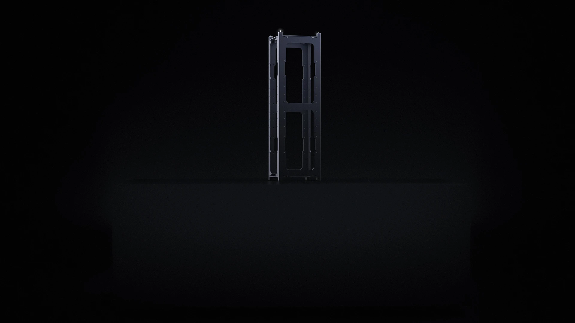 3U CubeSat Structure Front View