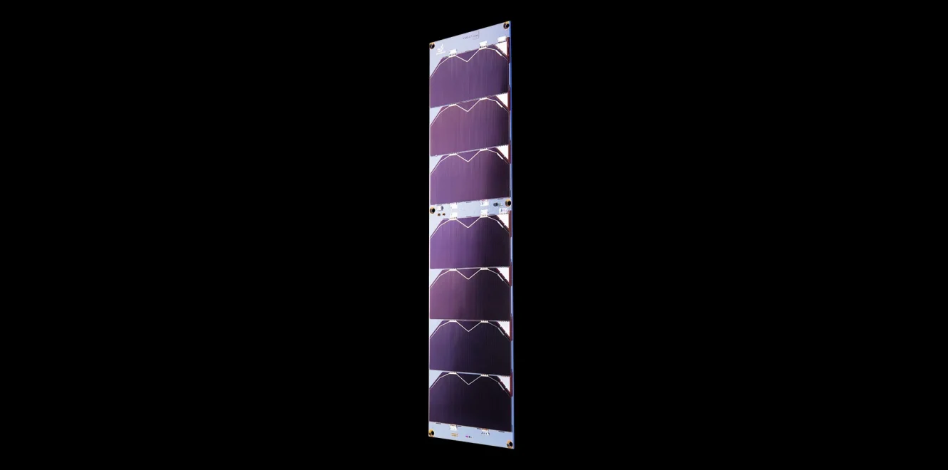 3U Cubesat Solar panel - vertical view