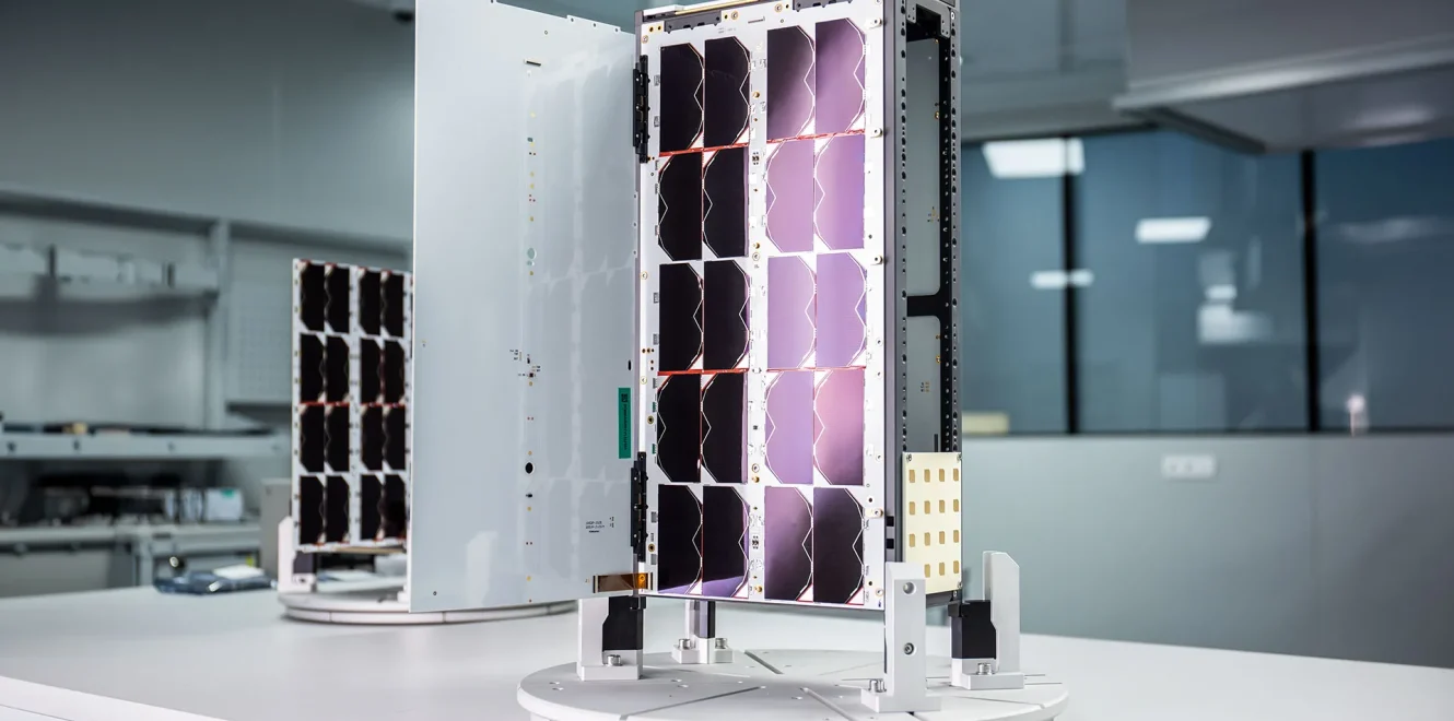 EnduroSat 8U CubeSat in a clean room
