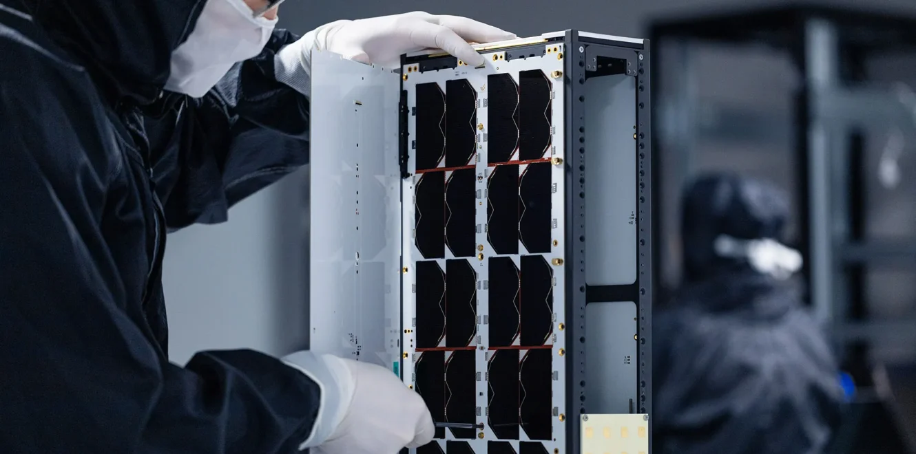 EnduroSat 8U CubeSat assembled in the lab