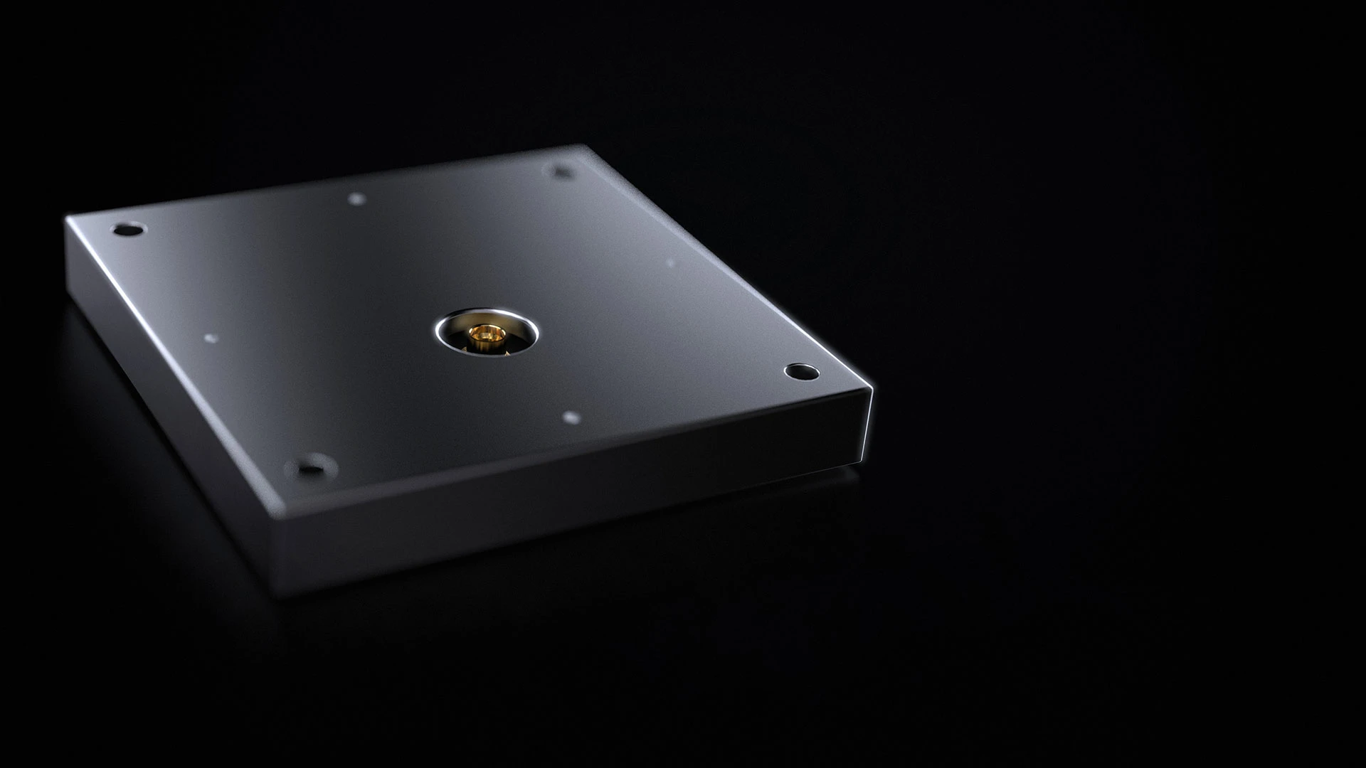Top view of K-Band Antenna 4x4 Patch Array module for satellite communication