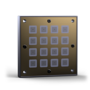 K-Band Antenna 4x4 Patch Array – satellite communication render