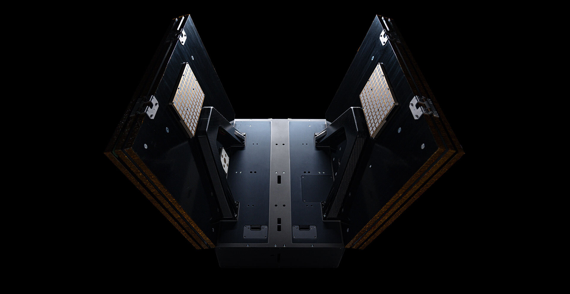 EnduroSat ESPA-Class Satellite platform with symmetrical deployable solar arrays and modular structural bus design